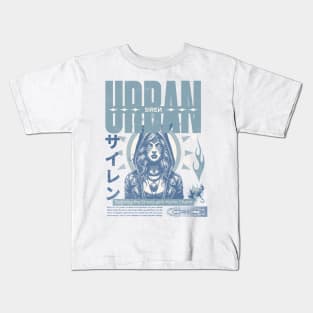 Urban Siren: Seducing the Streets with Mythic Charm Kids T-Shirt